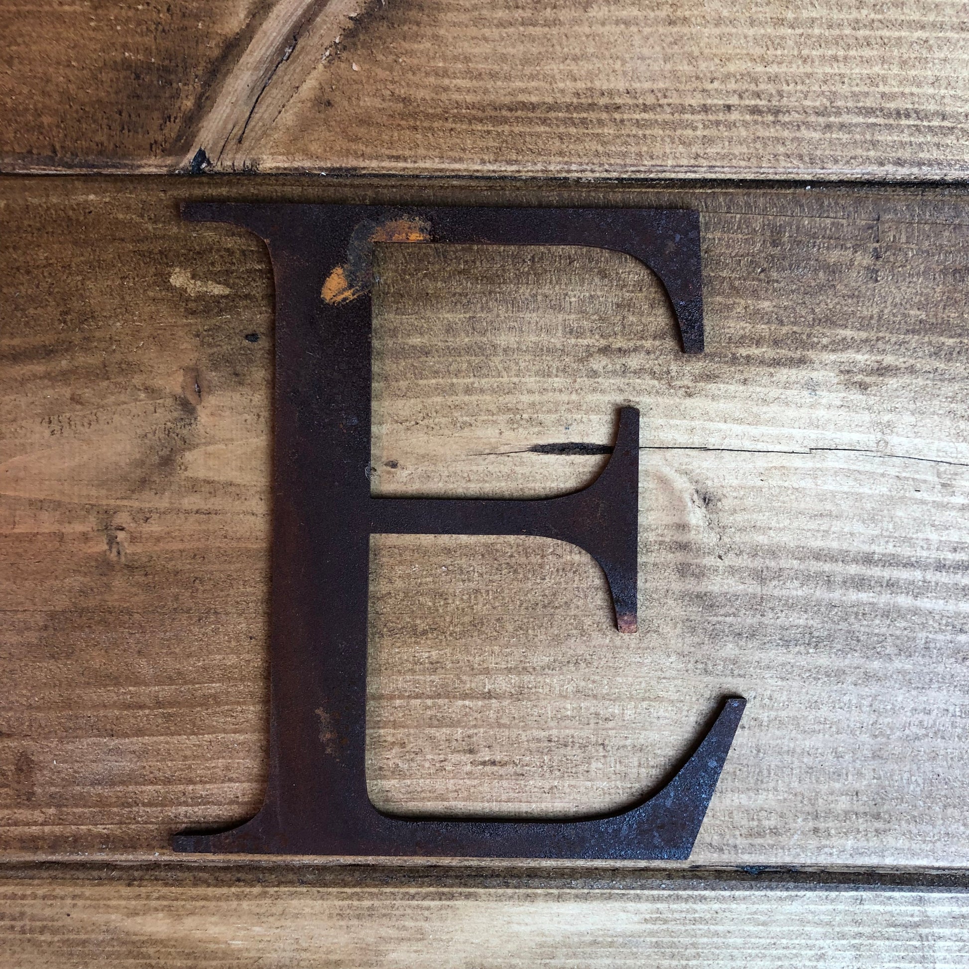 5 Inch Rusty Metal Alphabet Letters and Numbers A-Z 0-9