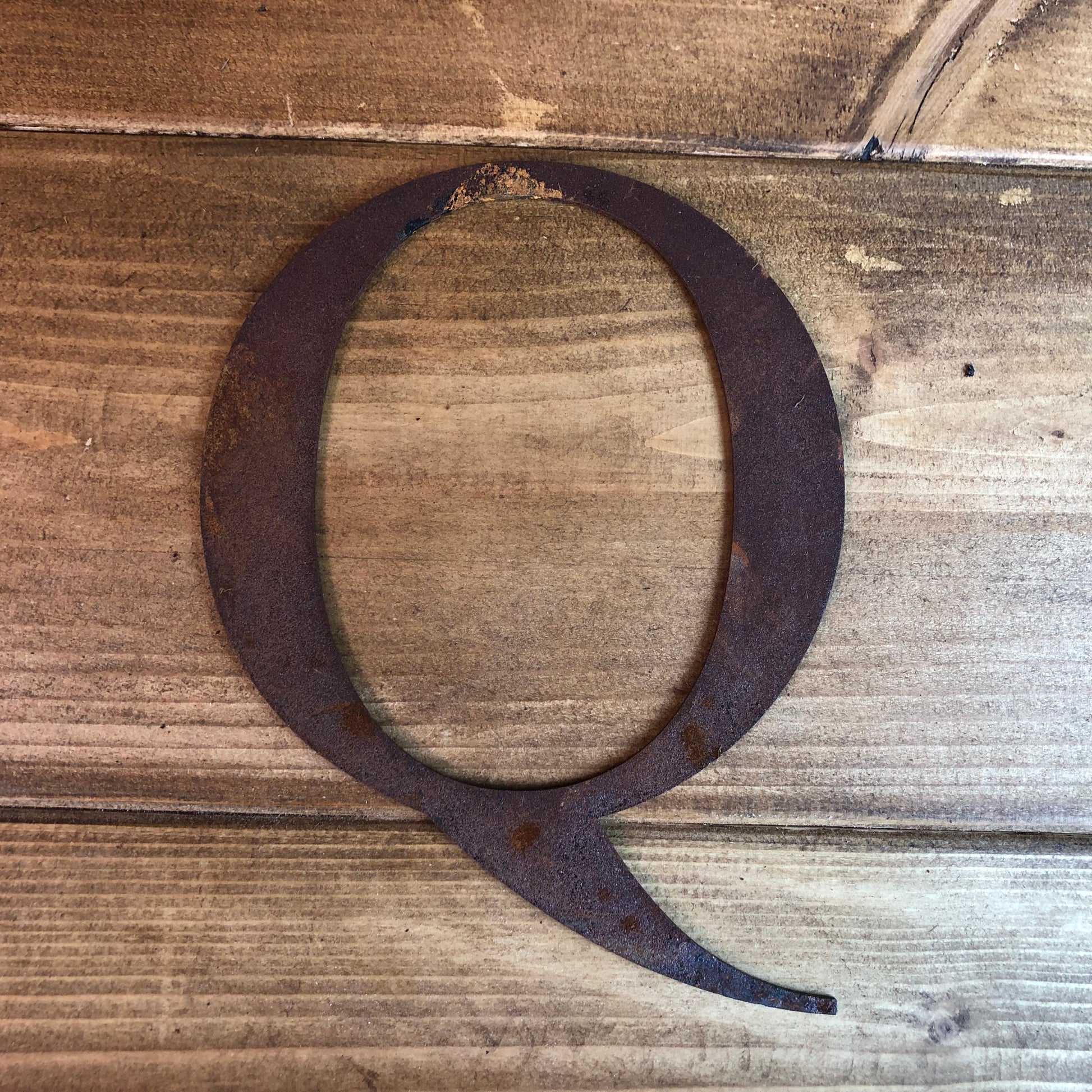 5 Inch Rusty Metal Alphabet Letters and Numbers A-Z 0-9