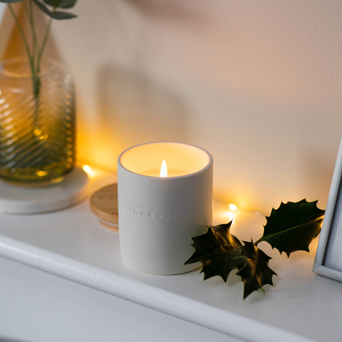 Natural Sleep Scented Candle with Lavender and Frankincense
