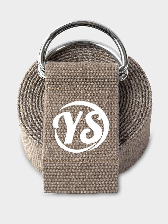 Organic Cotton D-Ring Yoga Belt Strap 2.5m