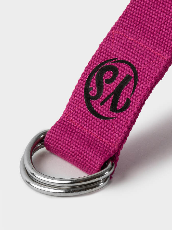 Organic Cotton D-Ring Yoga Belt Strap 2.5m