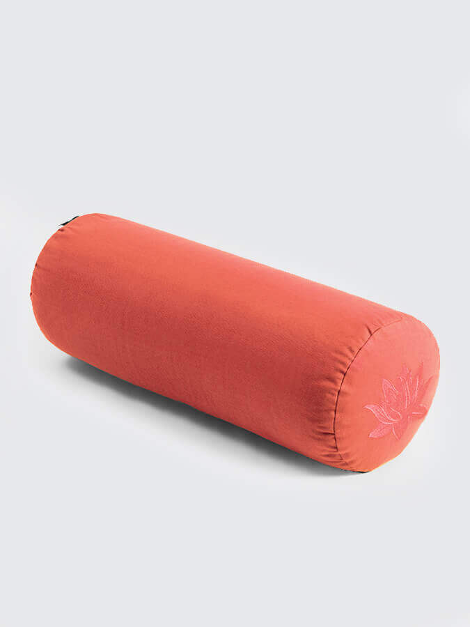 Organic Cotton Buckwheat Lotus Meditation Bolster Cushion