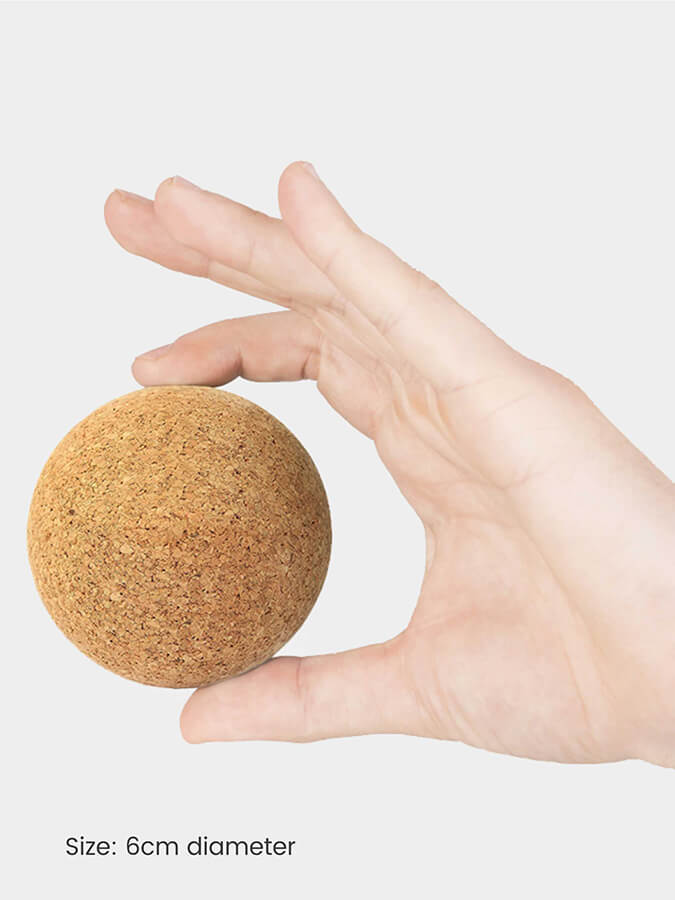 Cork Massage Ball Set of 3 - Natural Fascia Release Tools