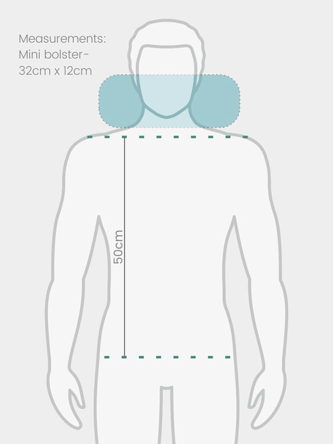 Organic Buckwheat Mini Bolster for Yoga