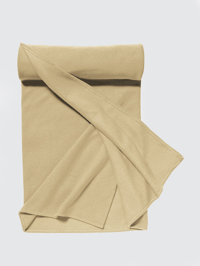 Plaid Fleece Yoga Studio Blanket