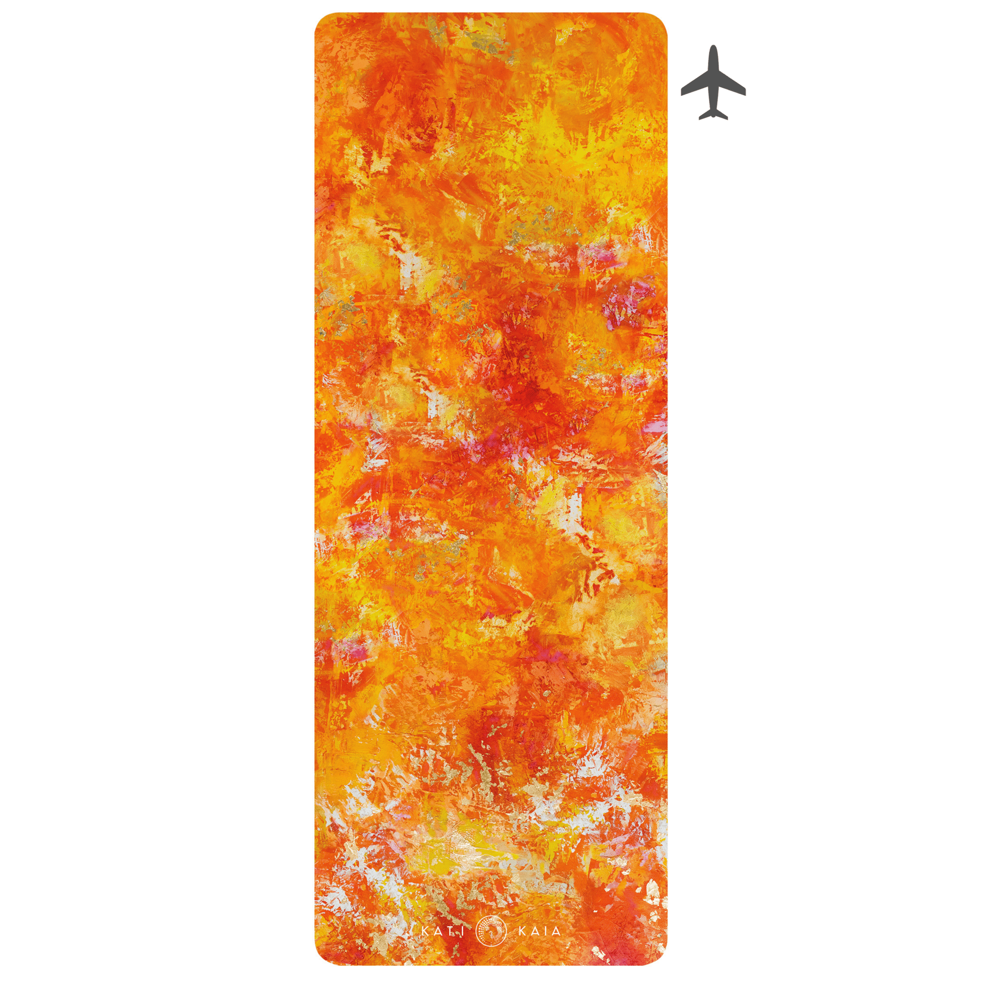 Orange Travel Yoga Mat
