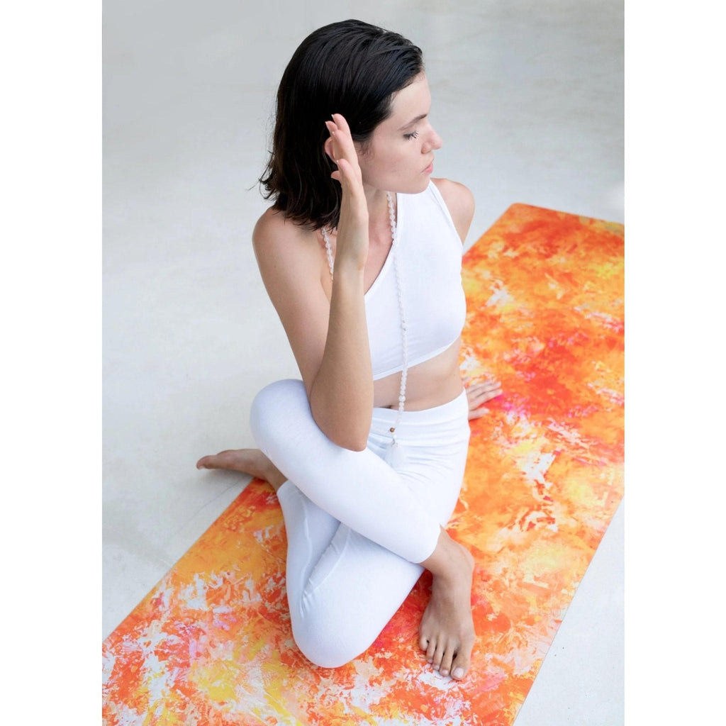 Orange Travel Yoga Mat