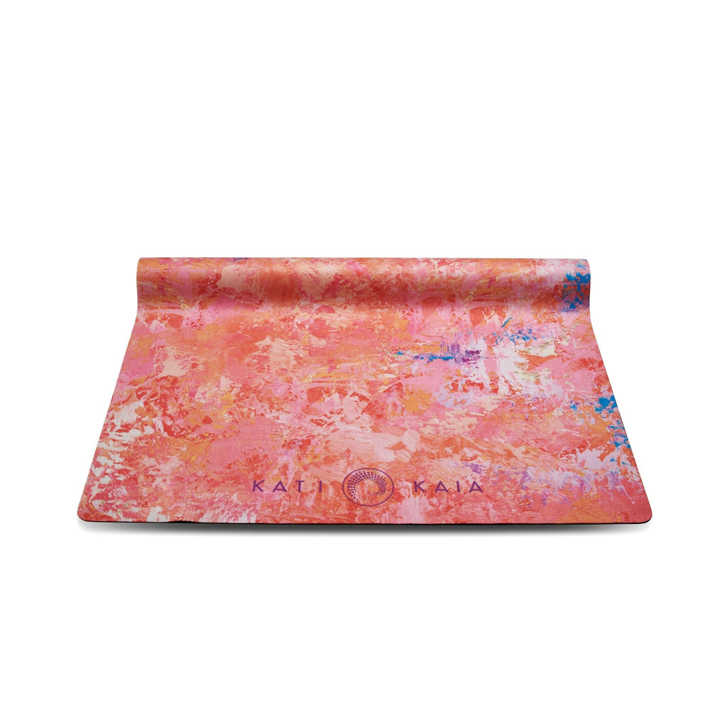 Pink Artistry Travel Yoga Mat