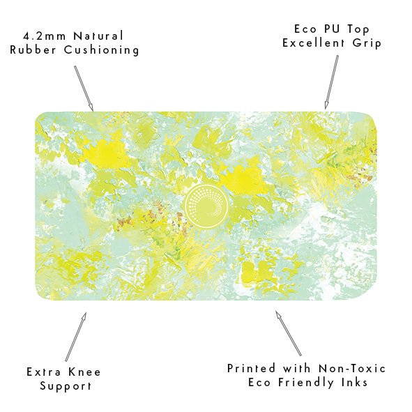 Nephele Yoga Pad with Cotton Carry Strap