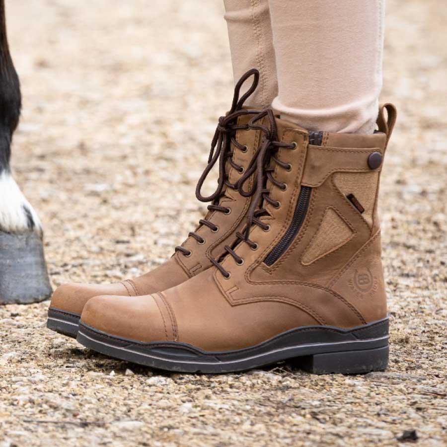 Kentucky Storm Waterproof Jodhpur Boots in Mocha