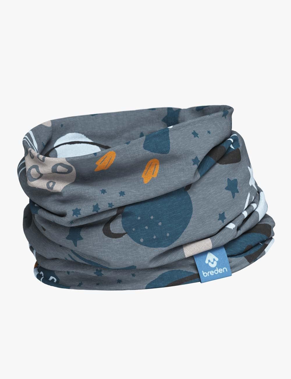 Double Cotton Tube-Scarf TOBIAS - Easy to Wear & Oeko-Tex Certified for All Seasons by Breden at www.brixbailey.com