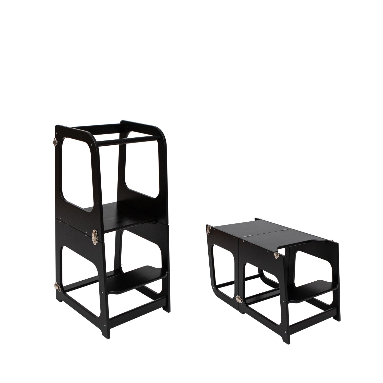 2-in-1 Convertible Kitchen Tower – Safe & Multifunctional by Montessori House Bed at www.brixbailey.com