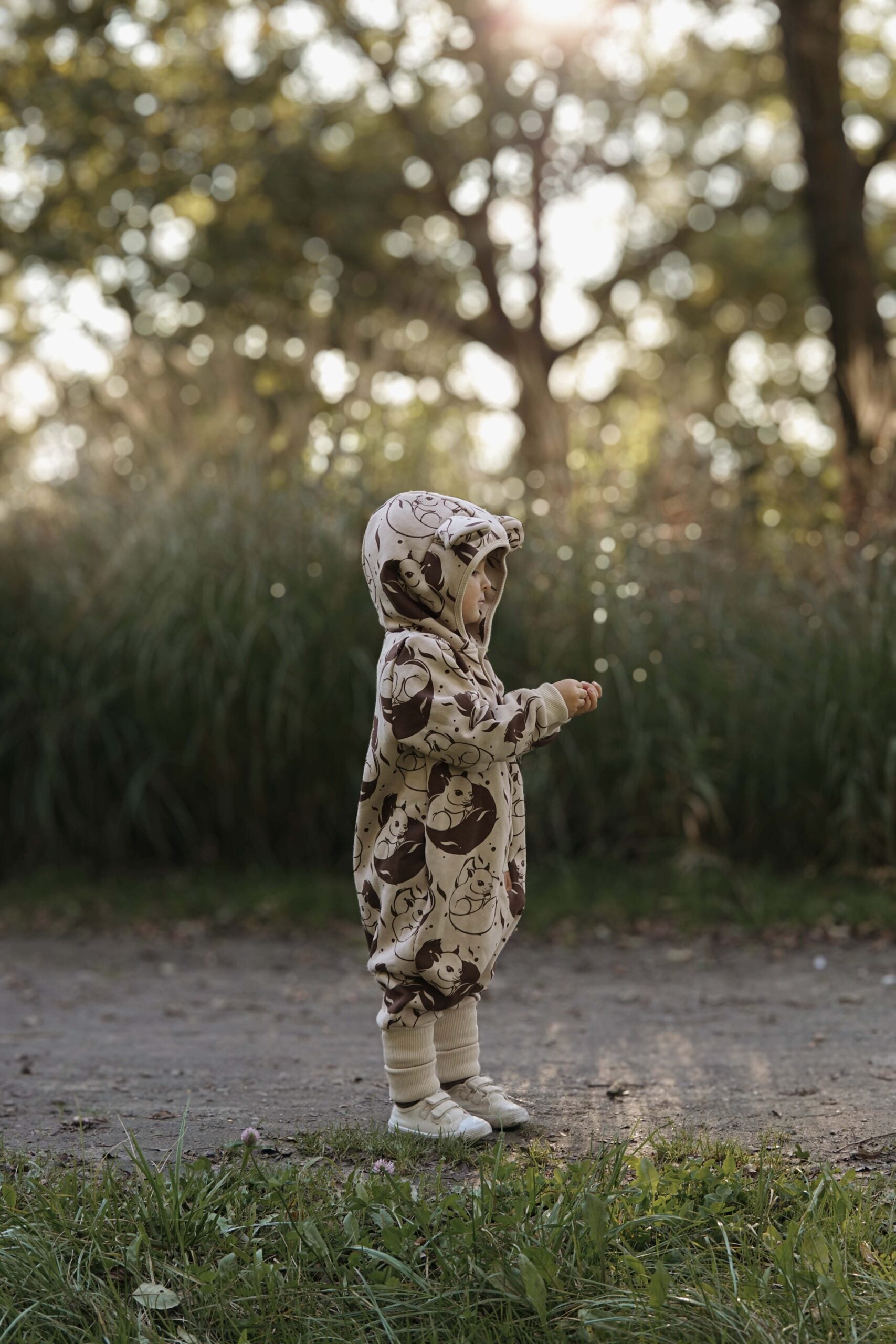 Cozy Bear Cotton Jumpsuit for Toddlers – Warm & Adorable by Zezuzulla at www.brixbailey.com