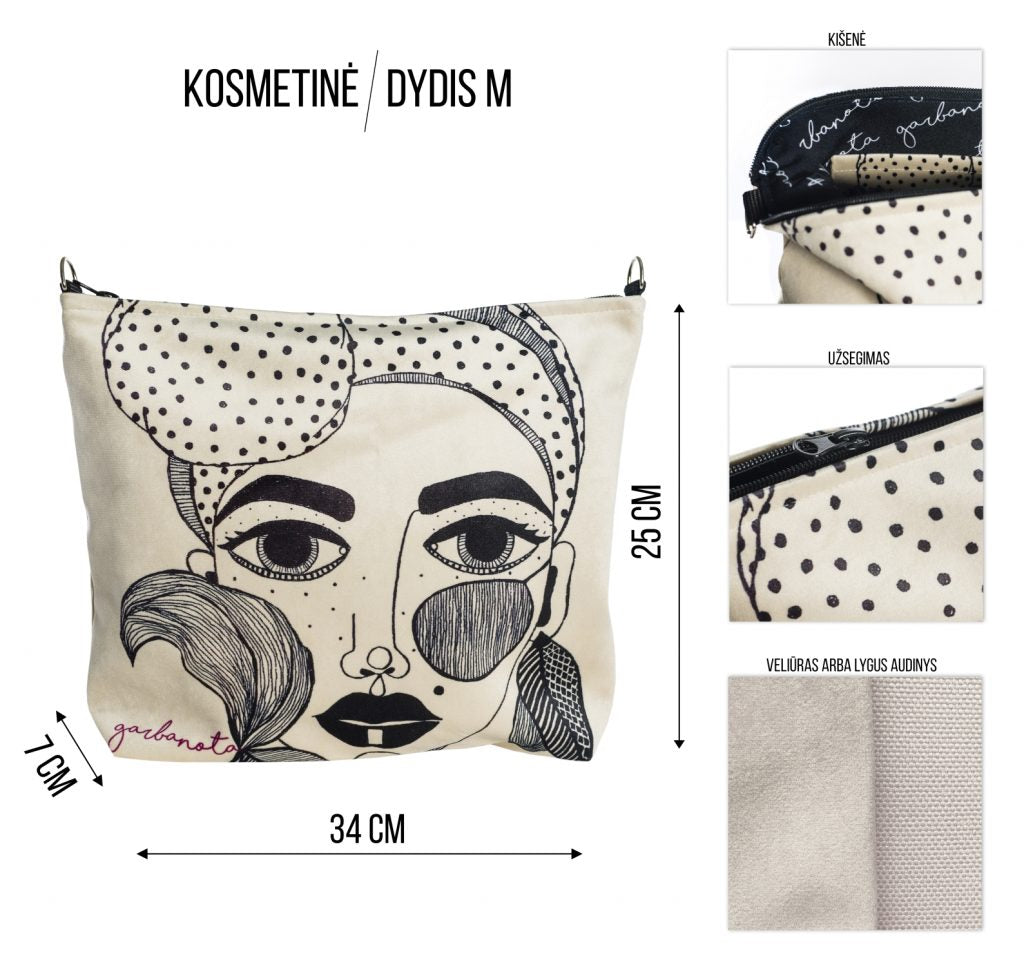 Stylish Garbanota Handmade Makeup Bags – Versatile & Artistic by Garbanota at www.brixbailey.com