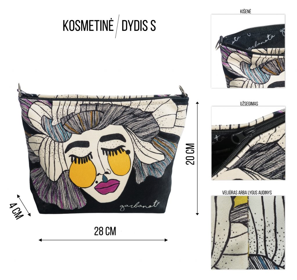 Artistically Designed Garbanota Makeup Bags – Durable & Versatile by Garbanota at www.brixbailey.com