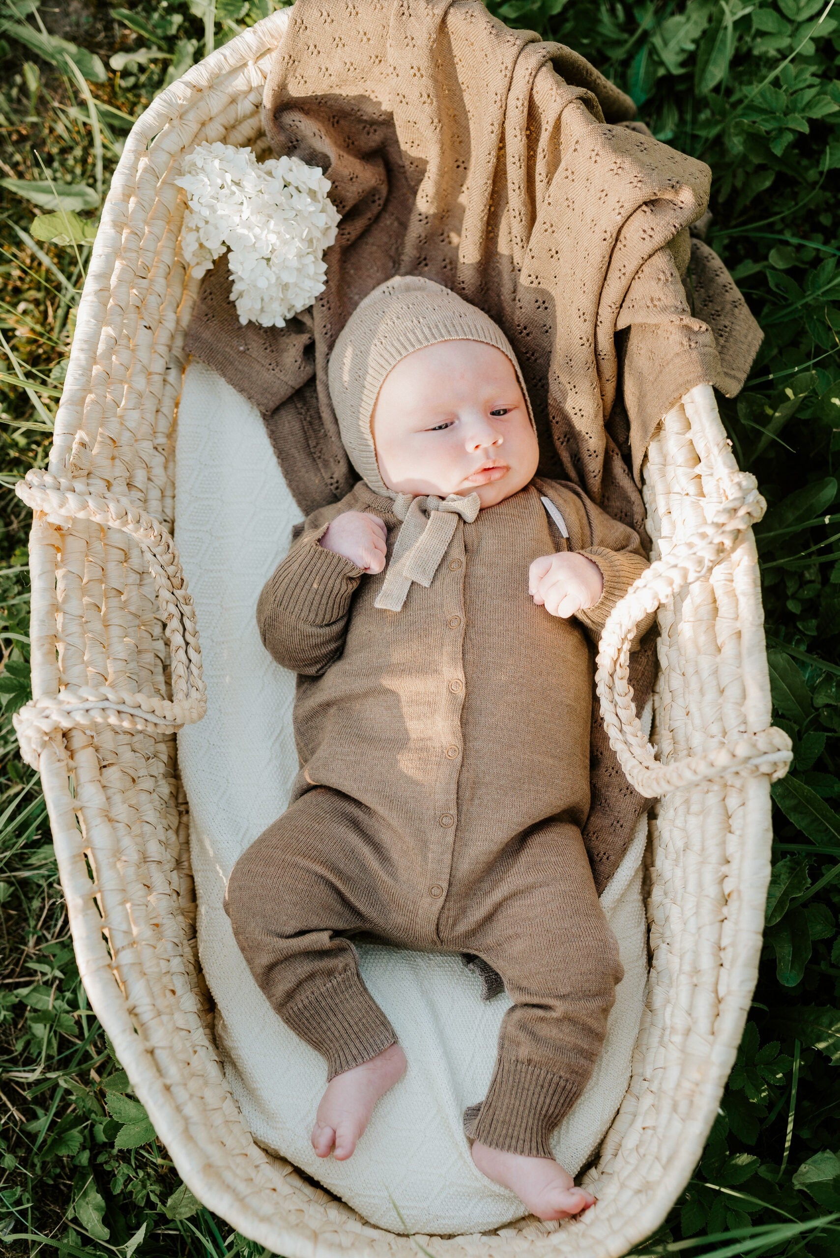 JOY Gift Set For Baby - Blanket, Romper and Bonnet
