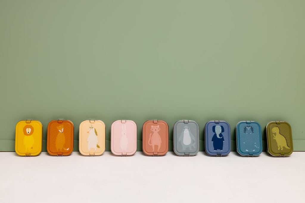 Durable Stainless Steel Lunch Box for Kids - Eco-Friendly & Fun Designs by Trixie Baby at www.brixbailey.com