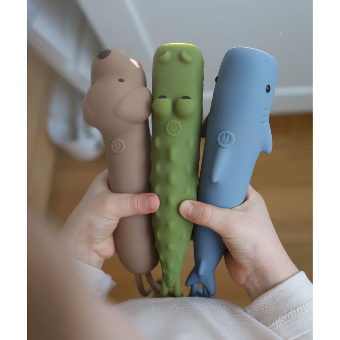 Shark-Shaped Flashlight – Fun, Adjustable & USB-C Rechargeable by Rabbit & Friends at www.brixbailey.com