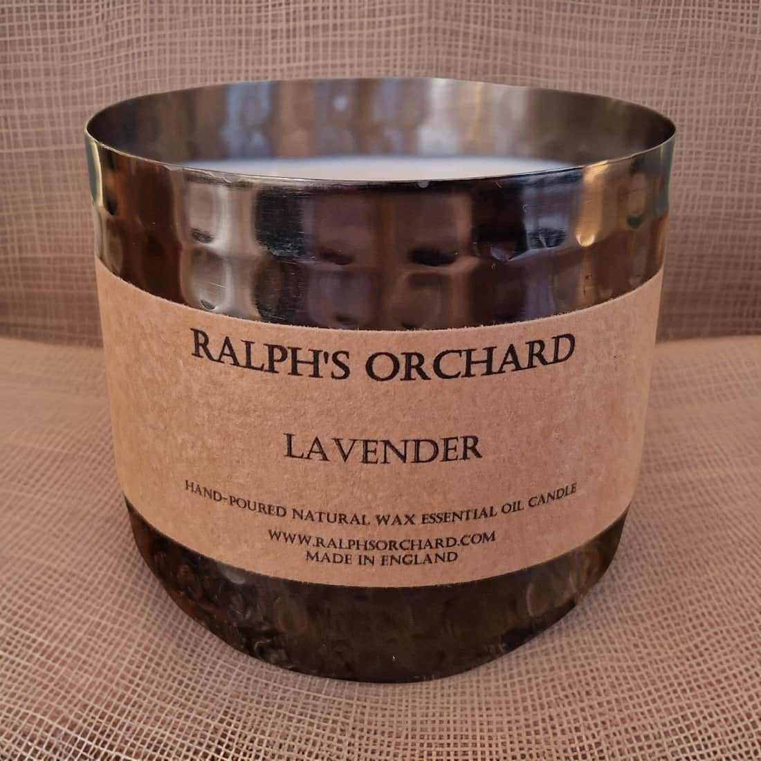 Two Wick Dimpled Black Candle