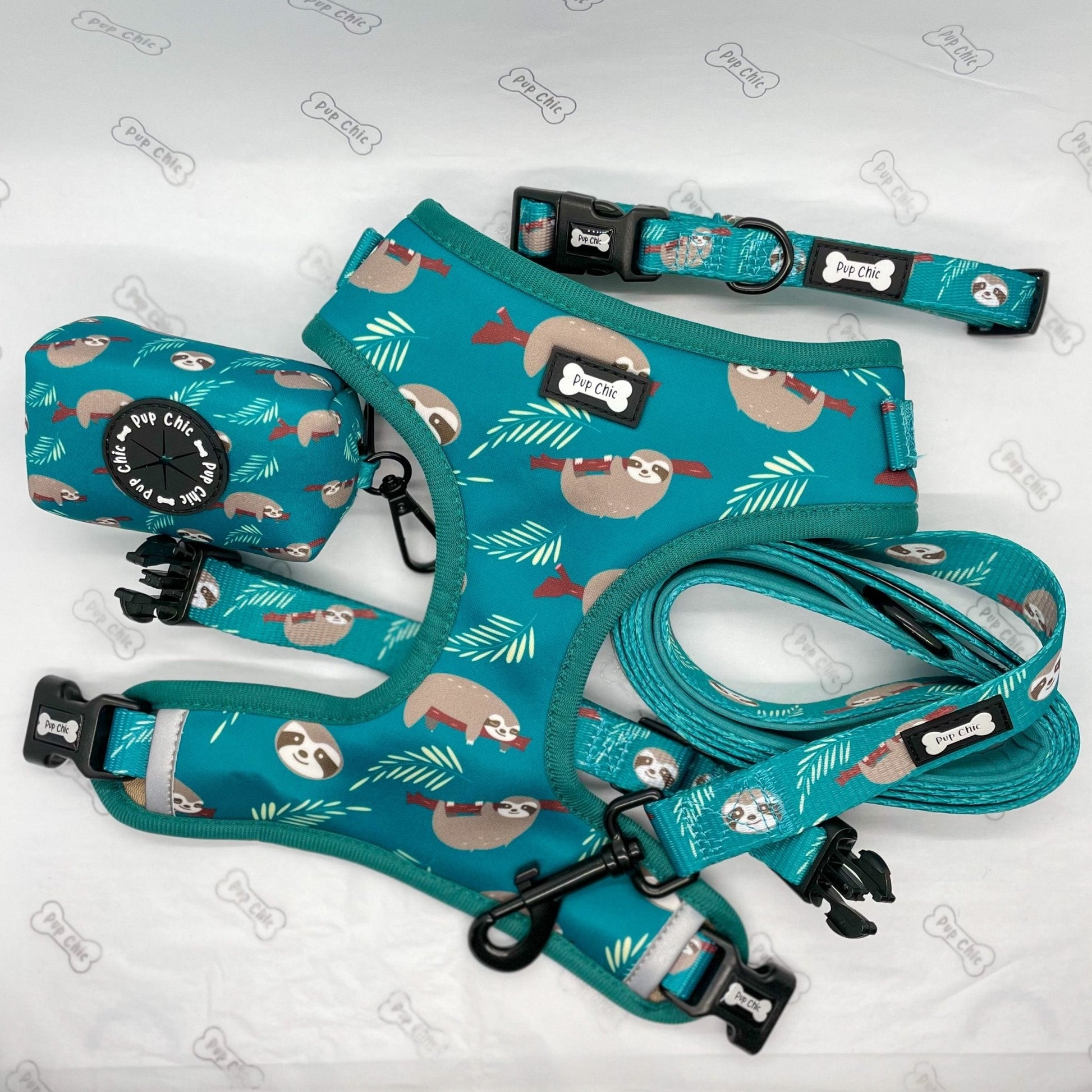 Lazy Sloth Adjustable Dog Collar