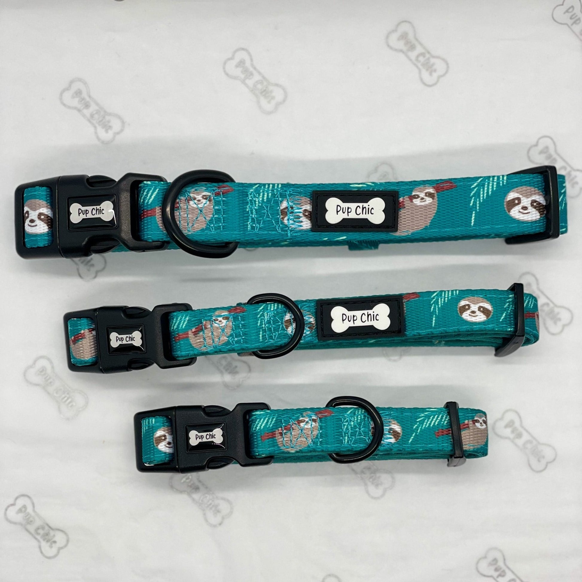 Lazy Sloth Adjustable Dog Collar