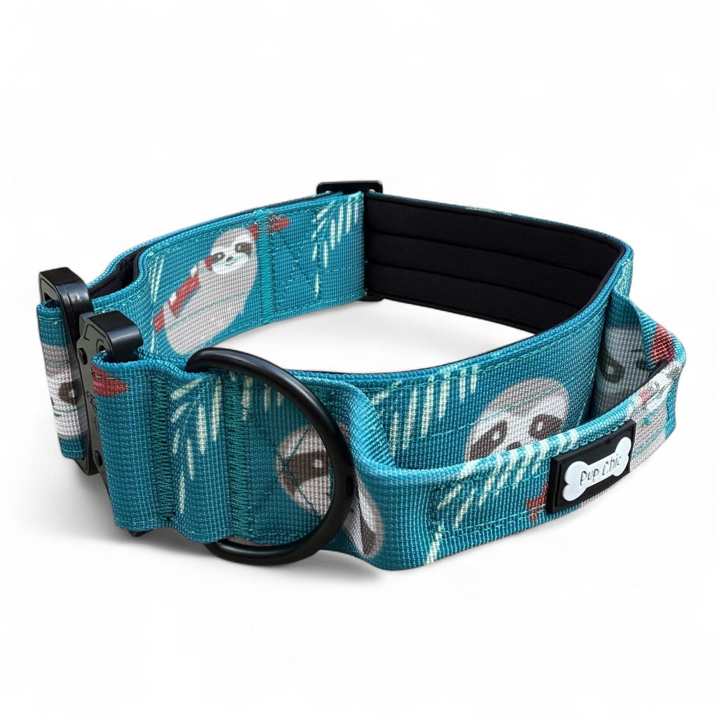 Lazy Sloth Adjustable Dog Collar