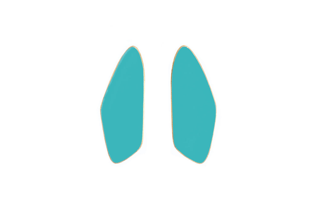 LEAVES Organic Shaped Earrings & Pendants - Modest Yet Striking Jewelry by Lisa Kroeber by Lisa Kroeber Jewellery at www.brixbailey.com