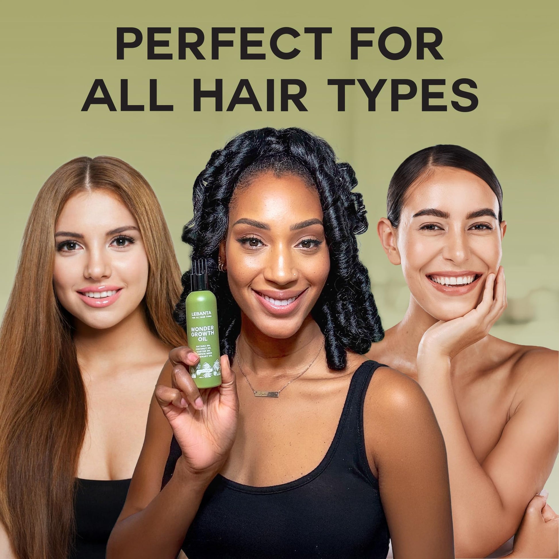 Batana Oil for Hair Growth with Castor, Pumpkin Seed, Coconut and Rosemary