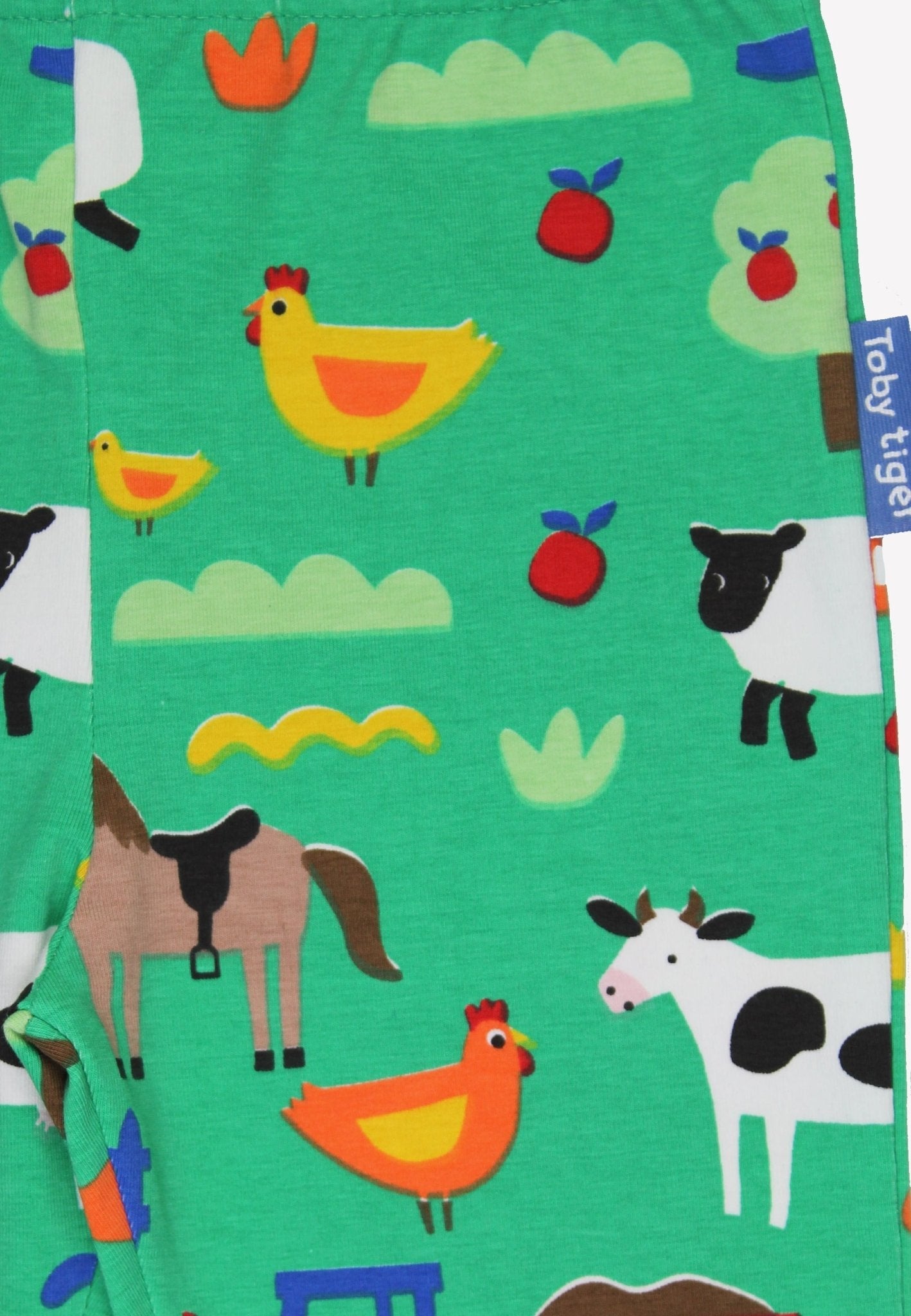 Organic Hillside Print Leggings for Kids