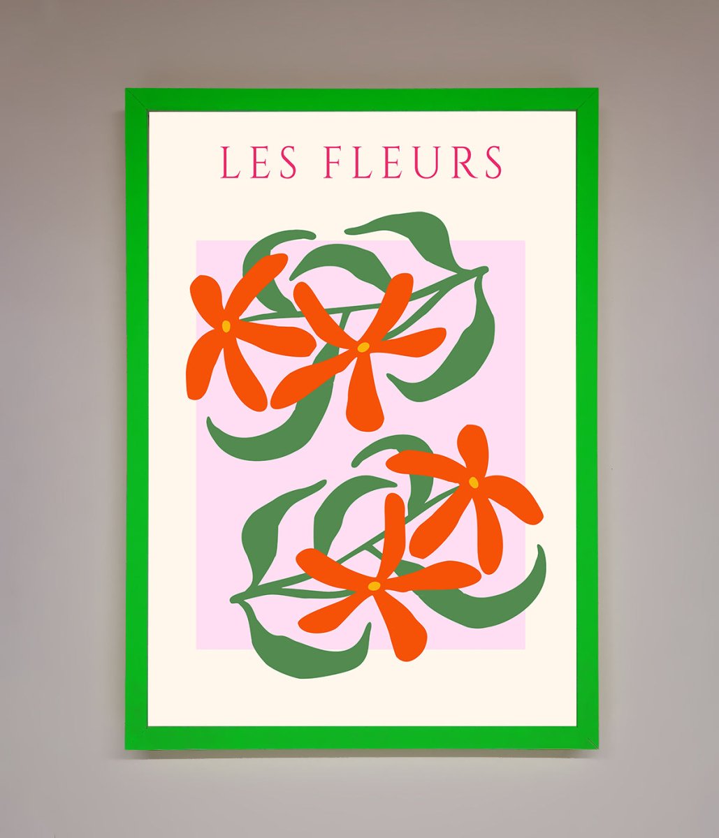 Framed Floral Print