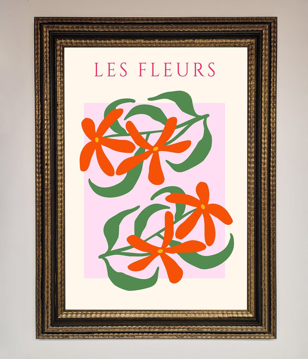 Framed Floral Print