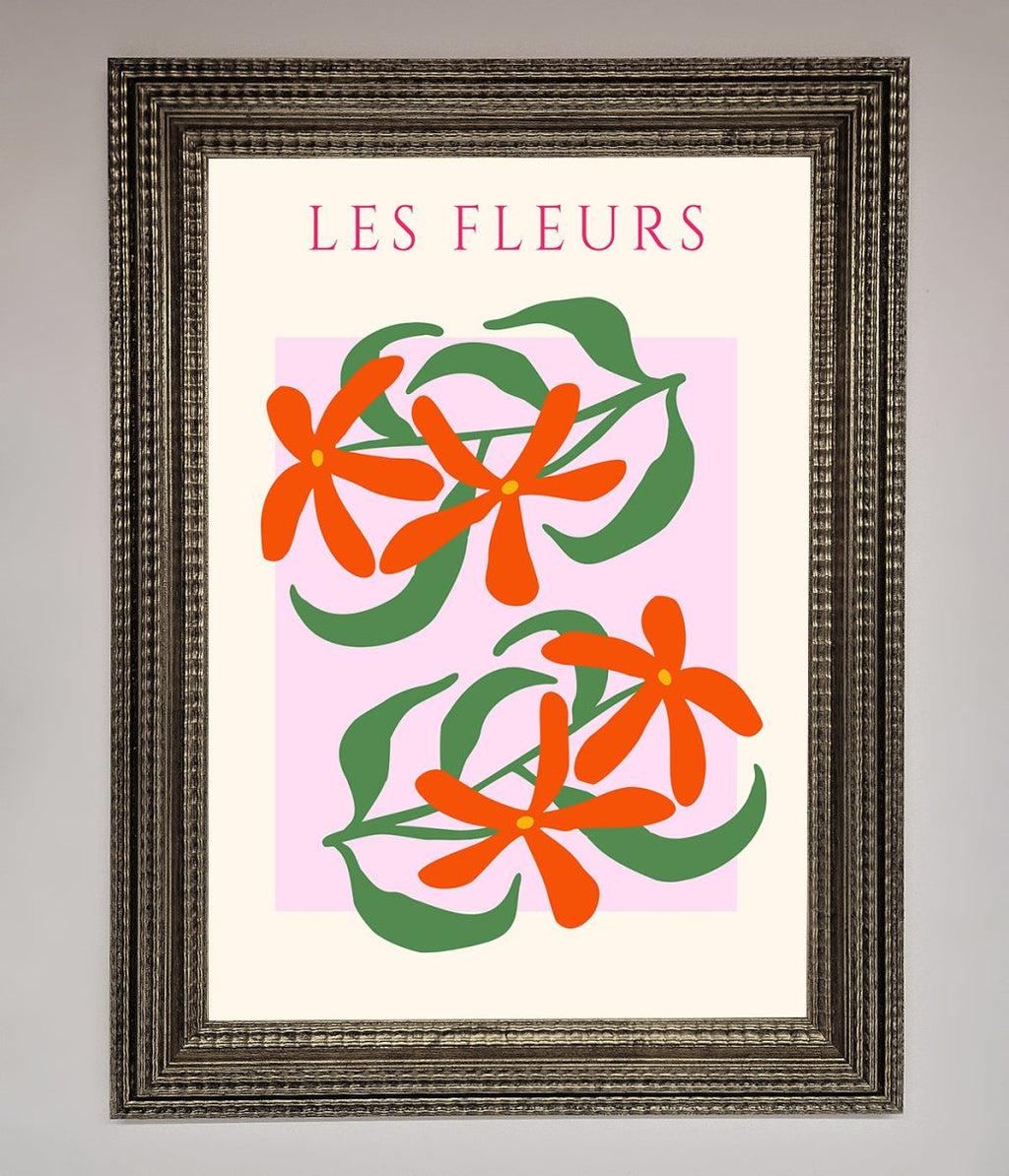 Framed Floral Print