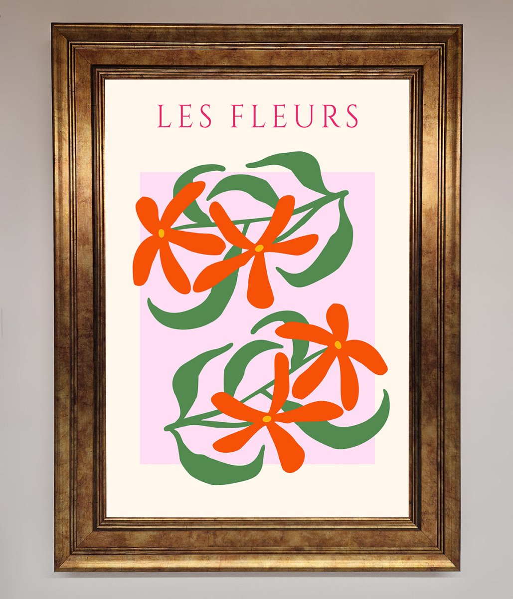 Framed Floral Print