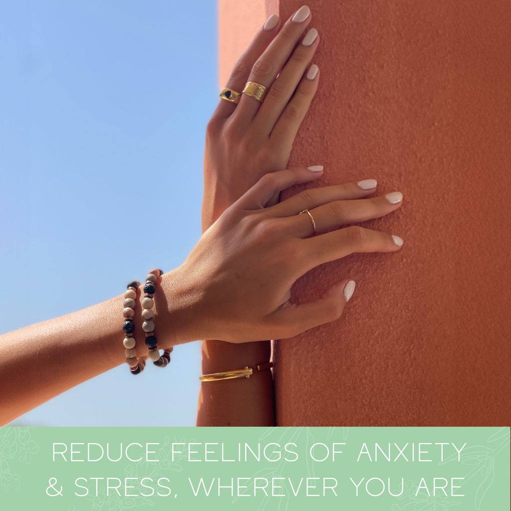 Lava Bead Aromatherapy Bracelet with Essential Oil Balance
