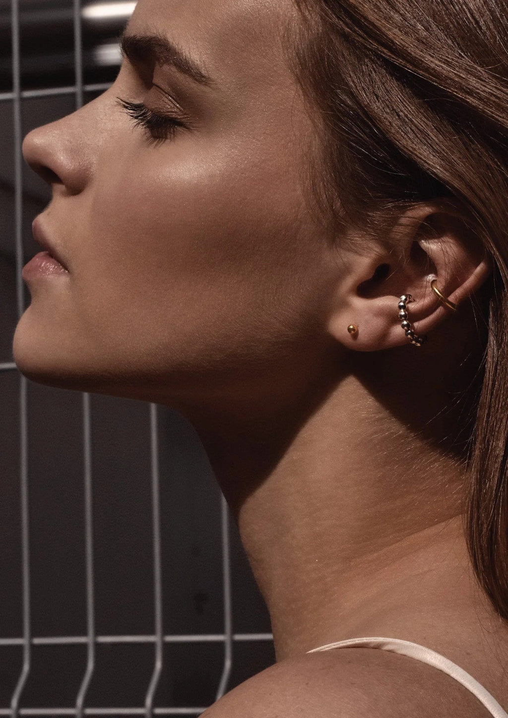 NO MORE Stack Masters Line Ear Cuffs - Stylish, No-Piercing Needed & Handmade with Warranty by NO MORE at www.brixbailey.com