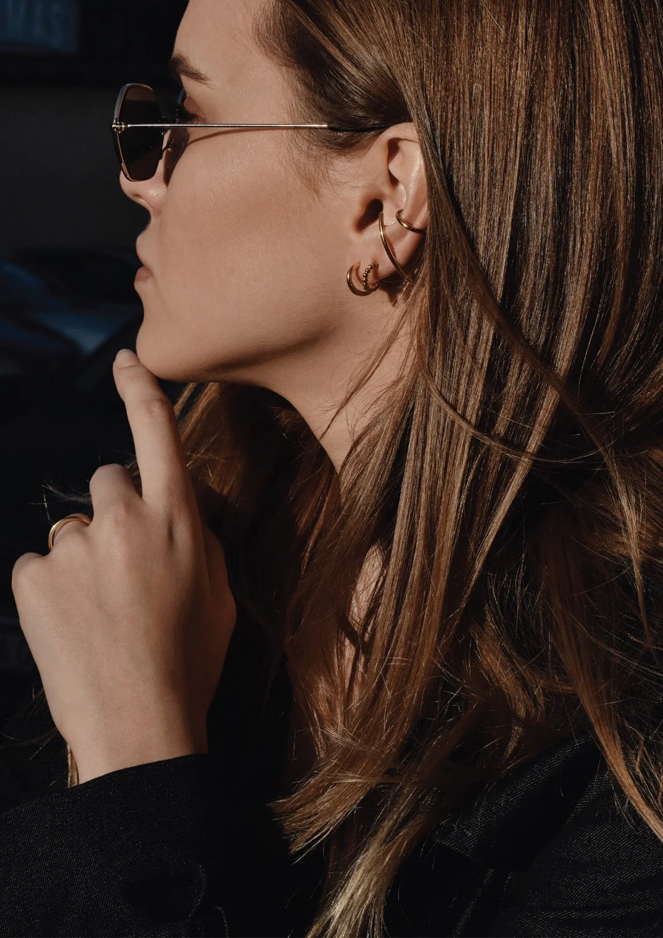 Sterling Silver & 24k Gold Vermeil Ear Cuffs - No Piercing Needed | NO MORE Handmade Jewelry by NO MORE at www.brixbailey.com