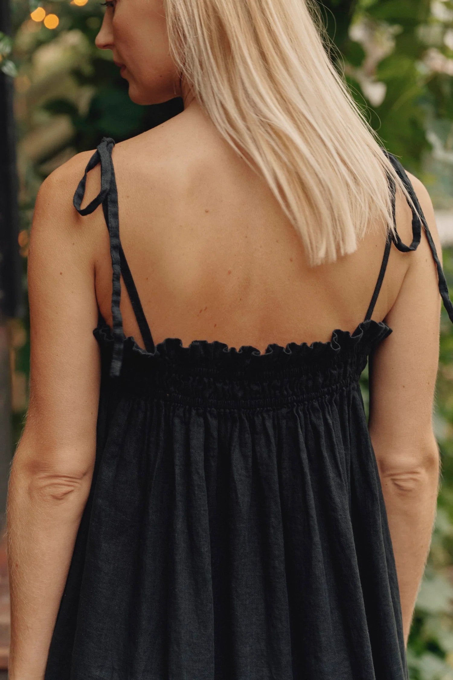 Embrace Summer Elegance with the Linen Ballade Dress by Linen Tales at www.brixbailey.com