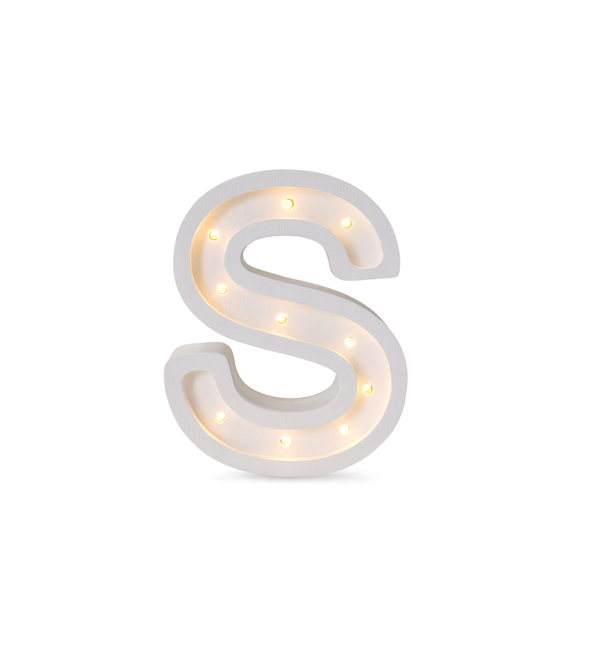 bold solid pinewood letter lamp s casting a warm glow in a modern nursery