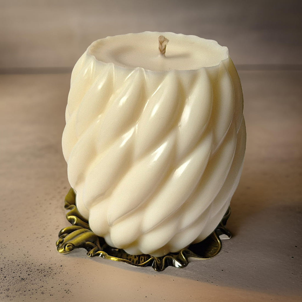 Natural Unscented Pillar Candles
