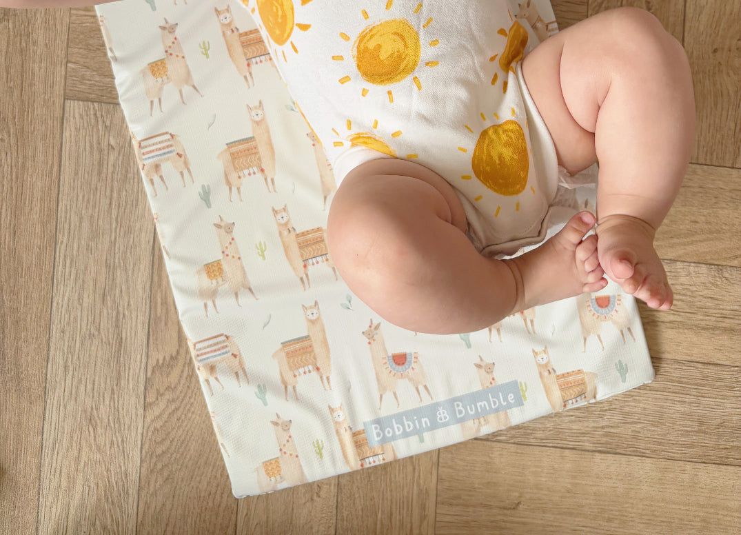 Travel Changing Mat - Alpacas
