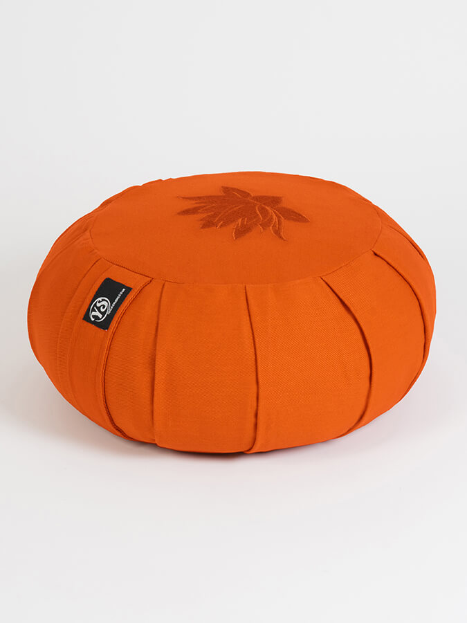 Organic Cotton Round Lotus Zafu Buckwheat Meditation Cushion