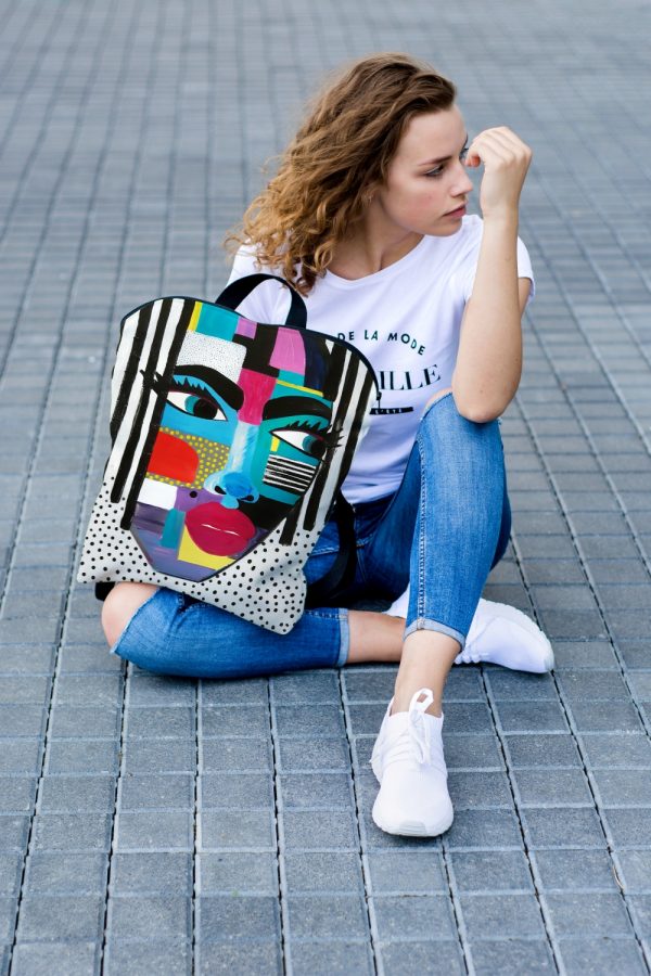 Garbanota Handmade Backpack – Artistic & Functional Design by Garbanota at www.brixbailey.com