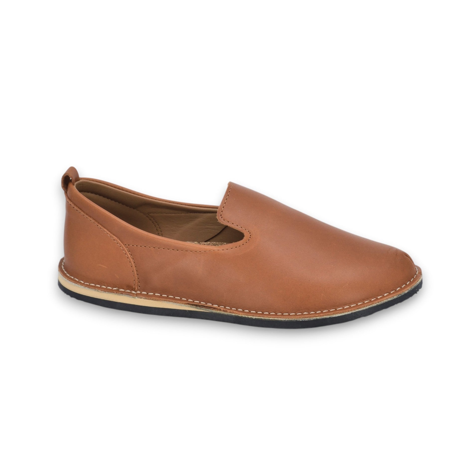 London - Classic shoes in the TOKU style - Light Brown