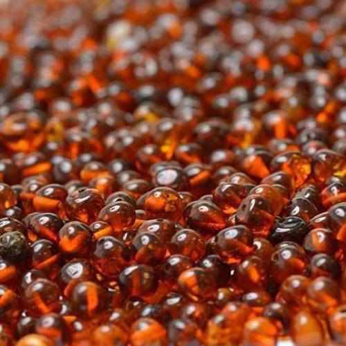 Adult Brandy Snap Cognac Baltic Amber Necklace