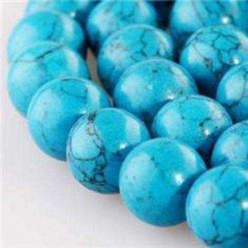 Child Bluebird Raw Honey Baltic Amber and Blue Howlite Anklet Bracelet
