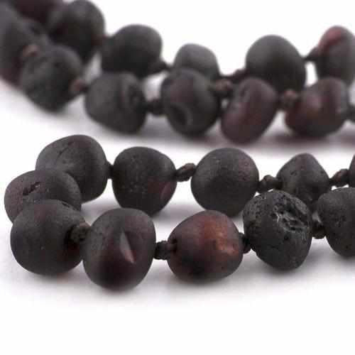 Child's Raw Cherry Baltic Amber Bead Necklace