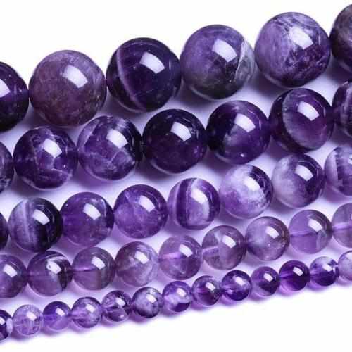 Child's Gemstone Necklace with Black Cherry Baltic Amber, Amethyst and Rose Quartz