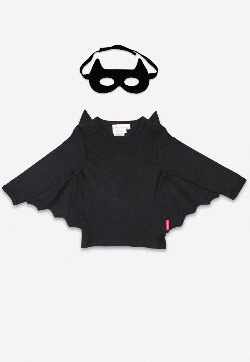 Organic Batwing T-Shirt and Mask Costume Set