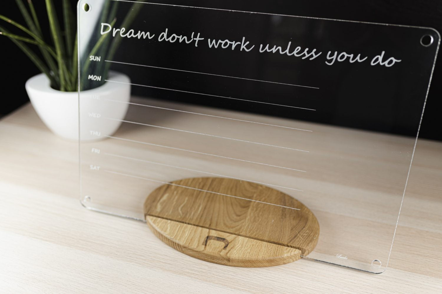 LUULA Acrylic Board - School Planner