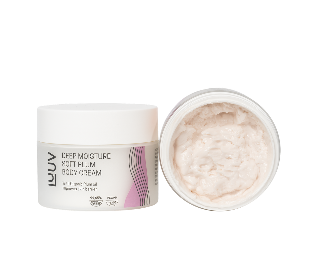 Foamy Plum Cream – Nourishing, Fast-Absorbing & Vegan by LUUV at www.brixbailey.com